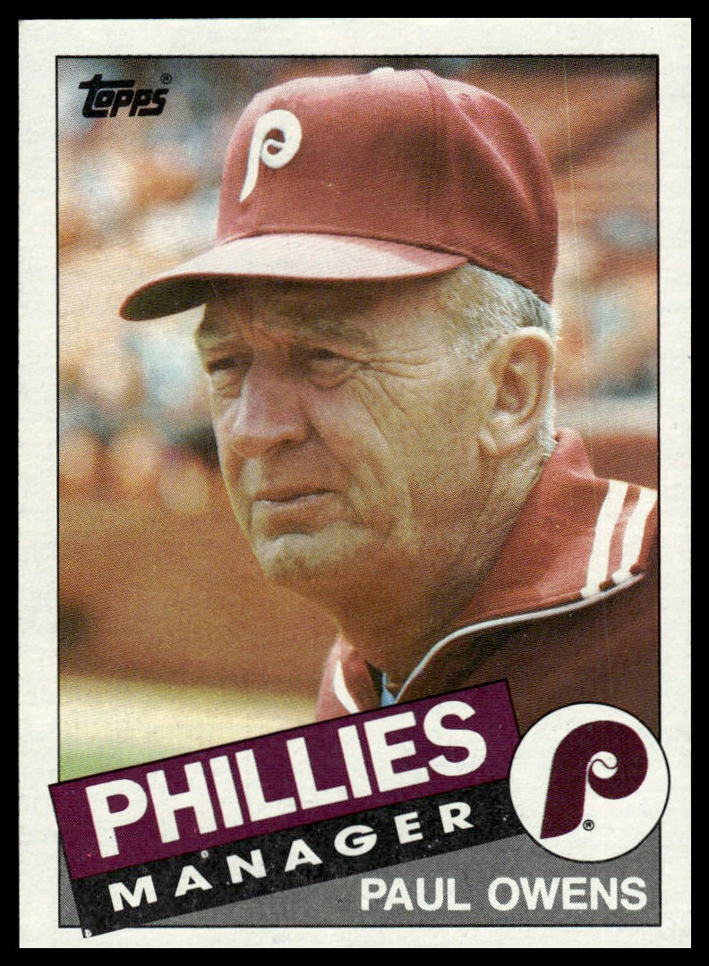 1985 Topps #92 Paul Owens