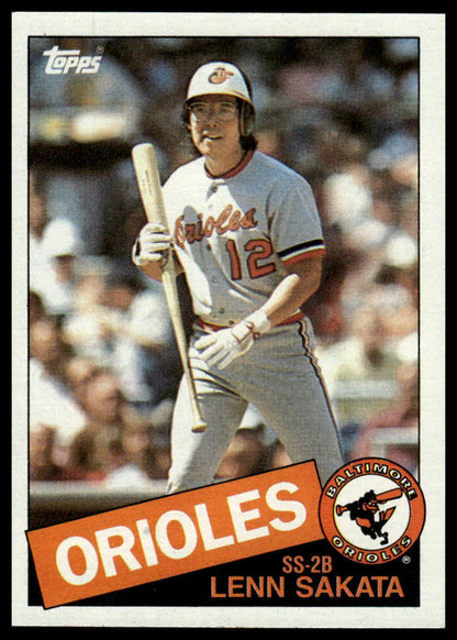 1985 Topps #81 Lenn Sakata