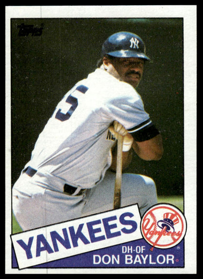 1985 Topps #70 Don Baylor