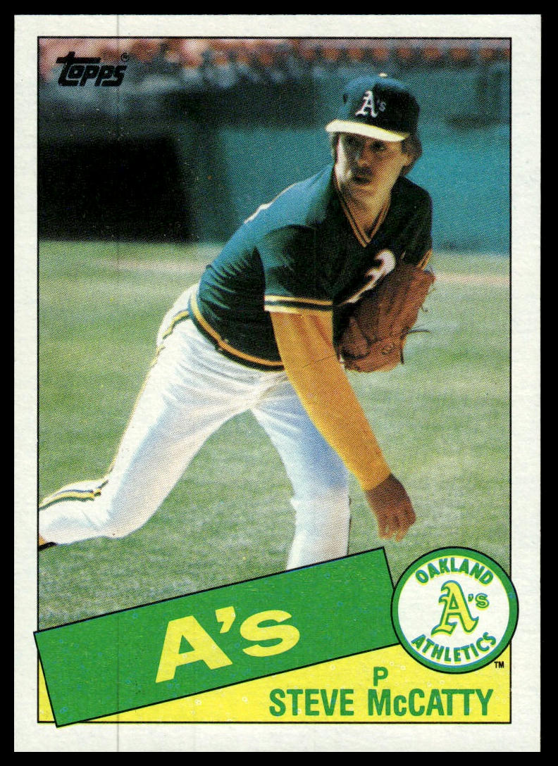 1985 Topps #63 Steve McCatty