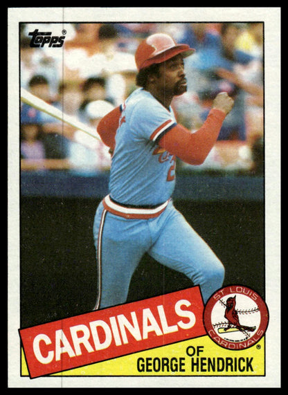 1985 Topps #60 George Hendrick