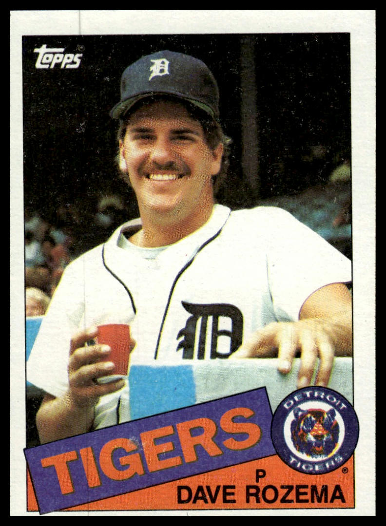 1985 Topps #47 Dave Rozema