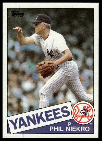 1985 Topps #40 Phil Niekro
