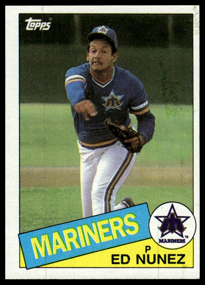 1985 Topps #34 Ed Nunez