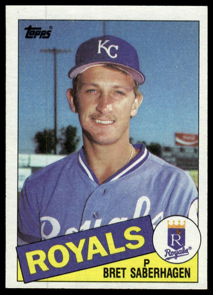 1985 Topps #23 Bret Saberhagen