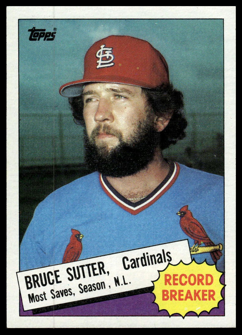 1985 Topps #9 Bruce Sutter
