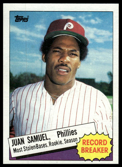 1985 Topps #8 Juan Samuel