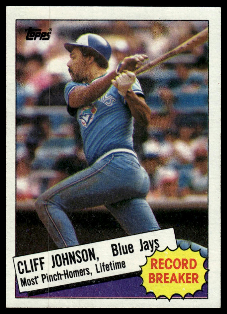 1985 Topps #4 Cliff Johnson