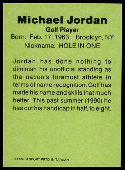 1990 Michael Jordan "Knows" (unlicensed) #NNO Michael Jordan