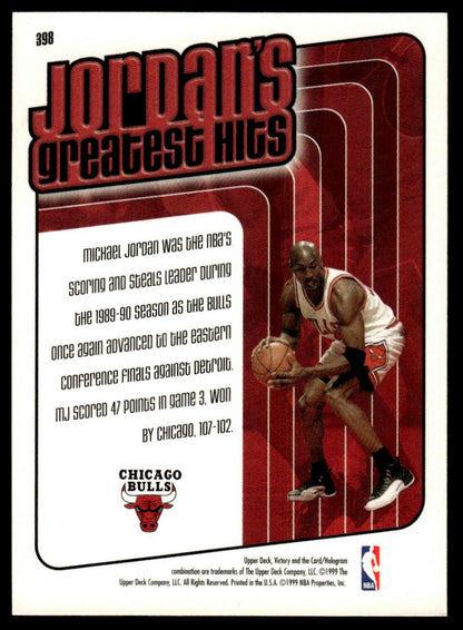 1999-00 Upper Deck Victory #398 Michael Jordan