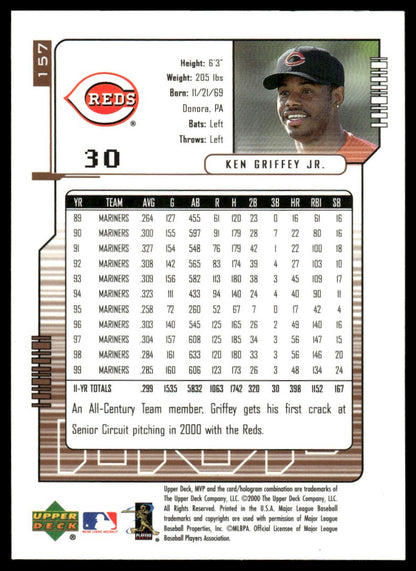 2000 Upper Deck MVP #157 Ken Griffey Jr.