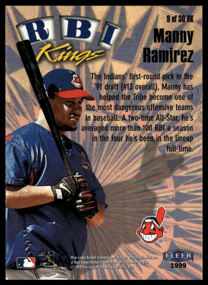 1999 Ultra #9 RK Manny Ramirez RBI Kings