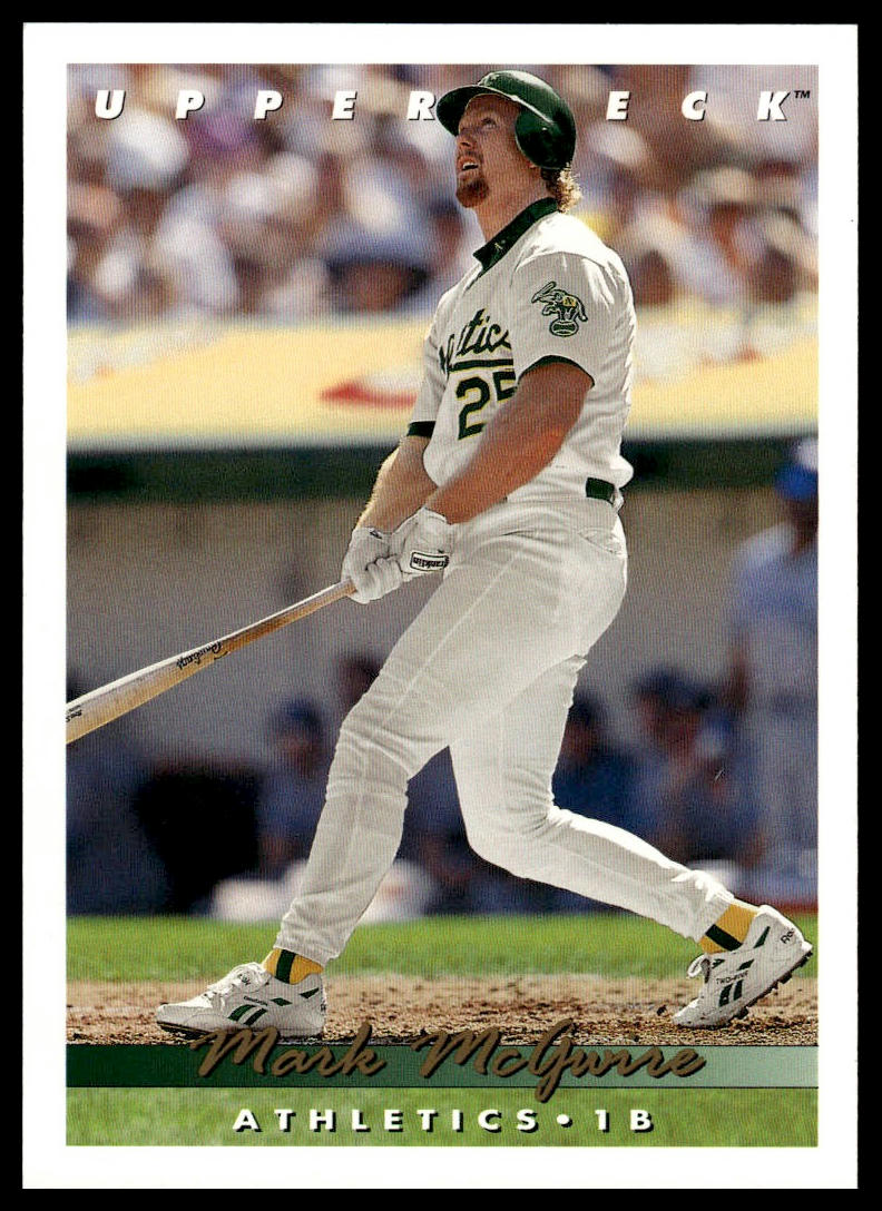 1993 Upper Deck #566 Mark McGwire Gold Hologram