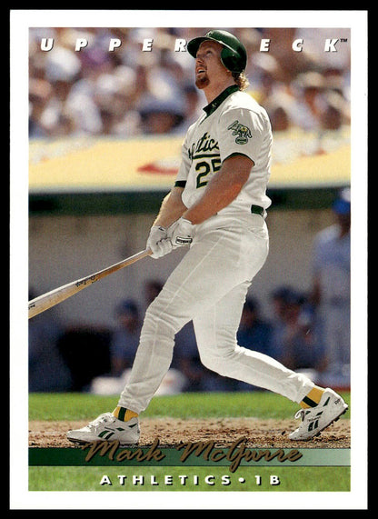 1993 Upper Deck #566 Mark McGwire Gold Hologram