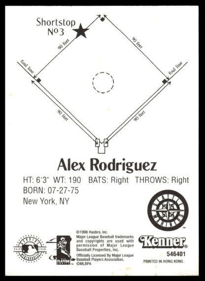 1998 Kenner Starting Lineup Cards Classic Doubles #546401 Alex Rodriguez