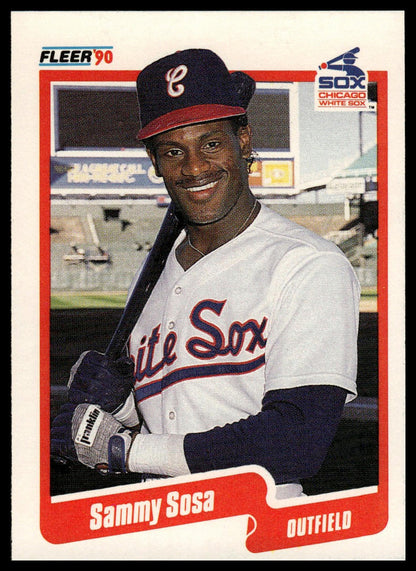 1990 Fleer #548 Sammy Sosa