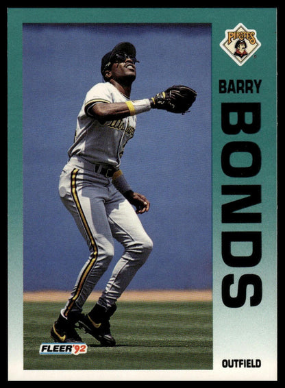 1992 Fleer #550 Barry Bonds