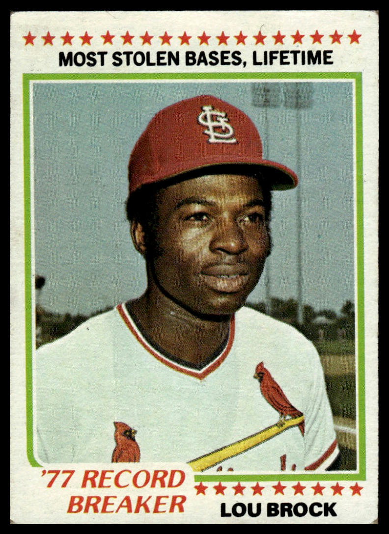 1978 Topps #1 Lou Brock