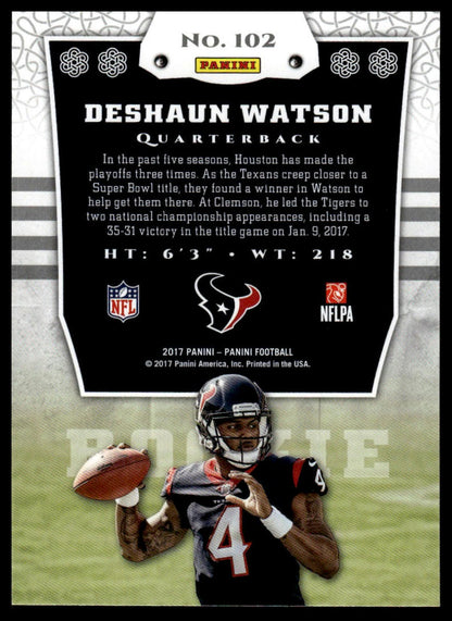 2017 Panini #102 Deshaun Watson