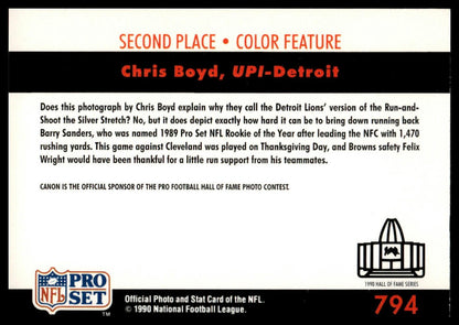 1990 Pro Set #794 Barry Sanders