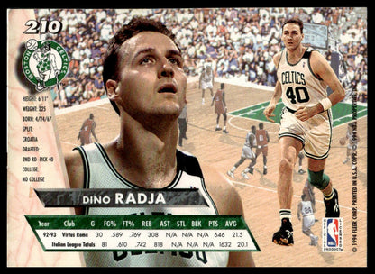 1993-94 Ultra #210 Dino Radja
