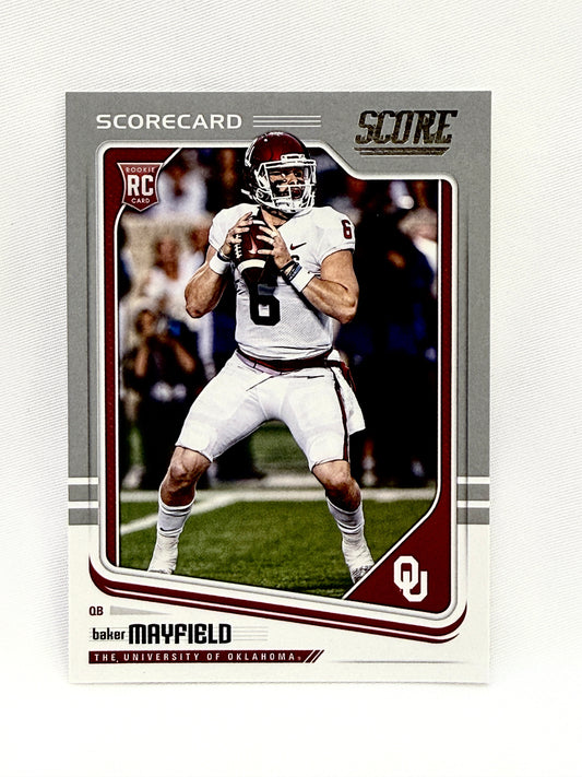 2018 Score #351 Baker Mayfield Scorecard