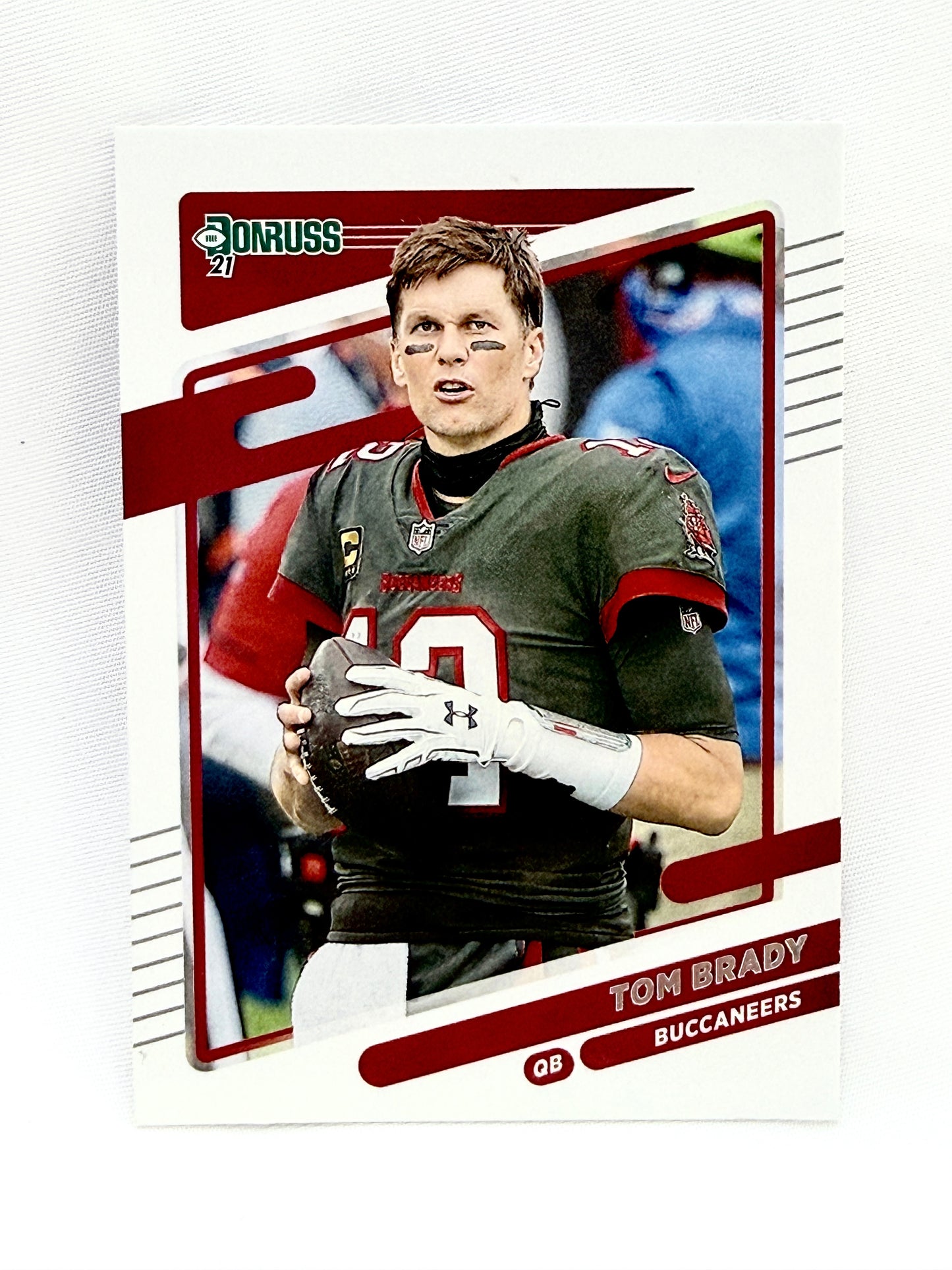 2021 Donruss #1b Tom Brady Aqueous Test No Helmet