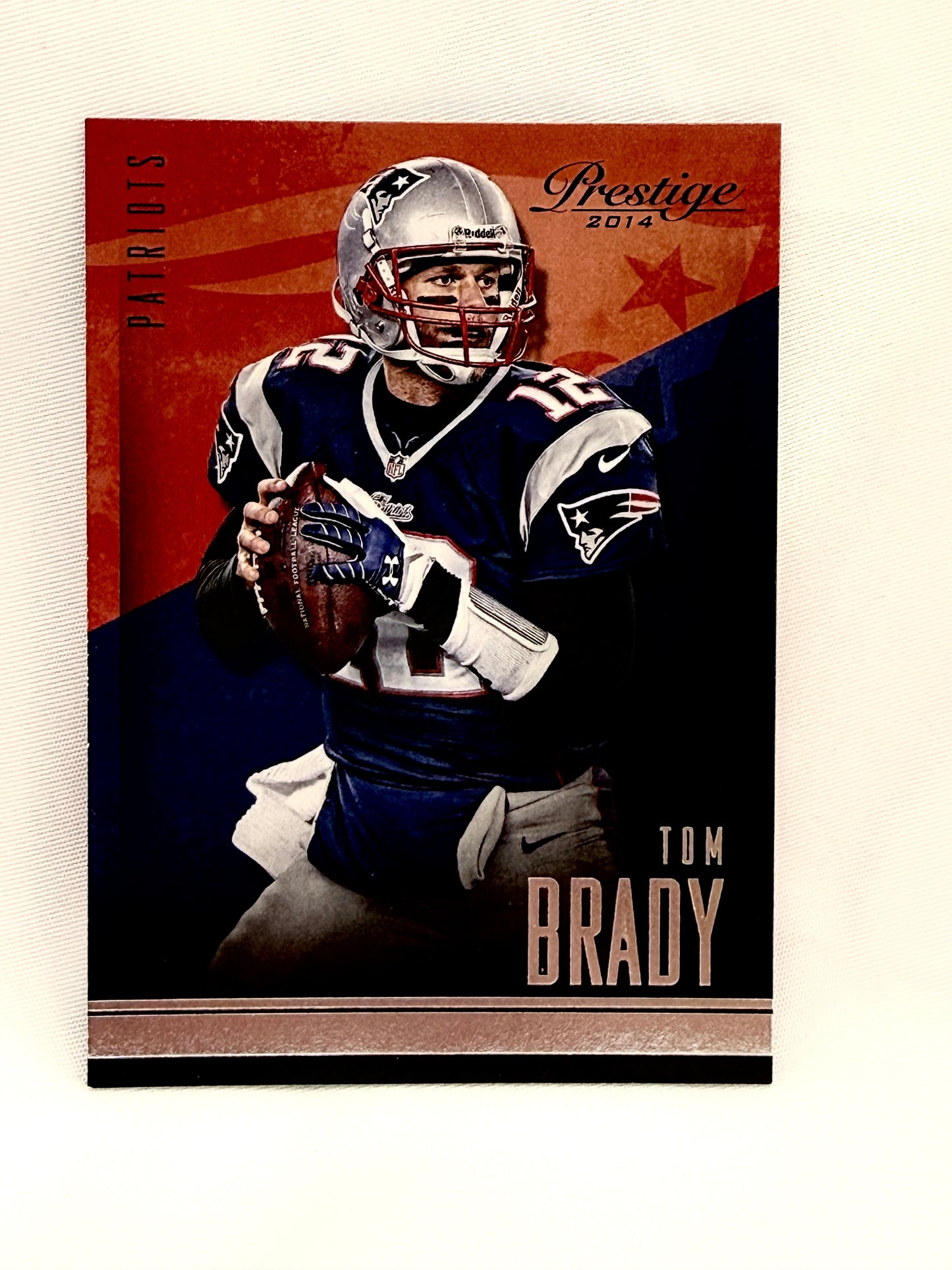 2014 Panini Prestige #13 Tom Brady Extra Points Purple #/100