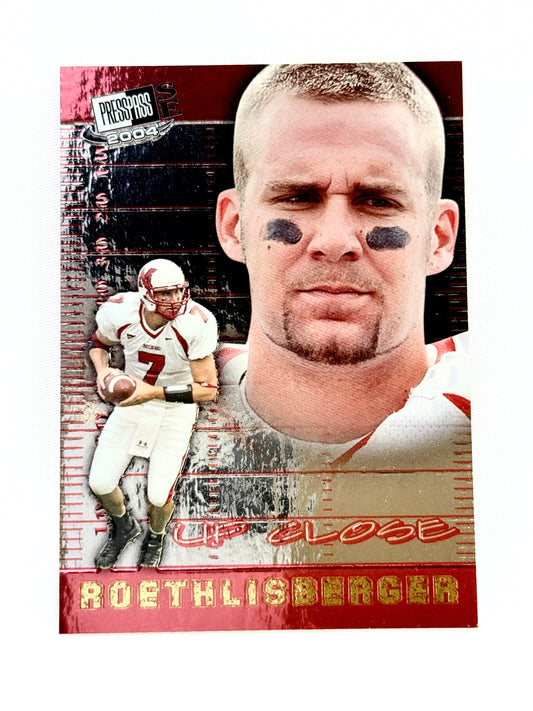 2004 Press Pass SE #UC4 Ben Roethlisberger Up Close