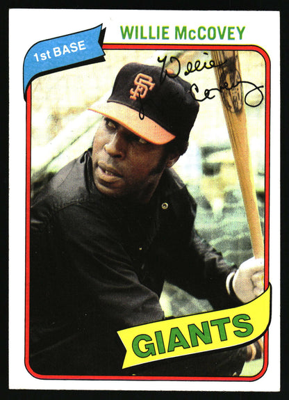 1980 Topps #335 Willie McCovey