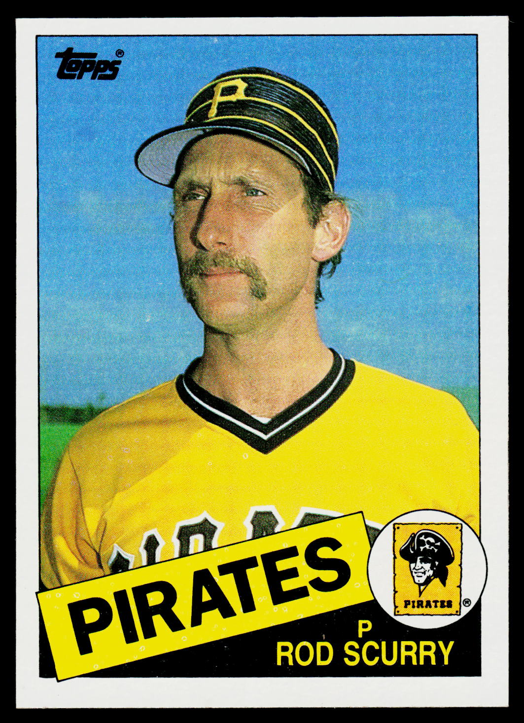 1985 Topps #641 Rod Scurry