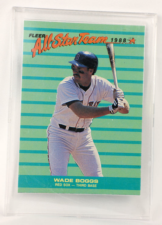 1988 Fleer #8 Wade Boggs All-Star Team