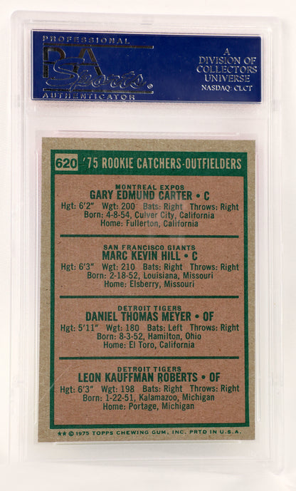1975 Topps #620 (Gary Carter / Marc Hill / Danny Meyer / Leon Roberts)