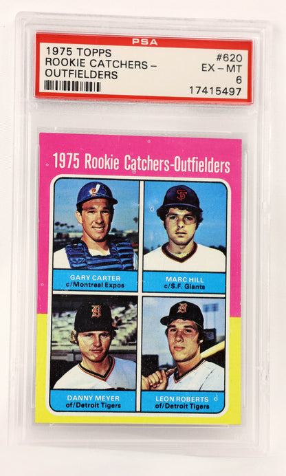 1975 Topps #620 (Gary Carter / Marc Hill / Danny Meyer / Leon Roberts)