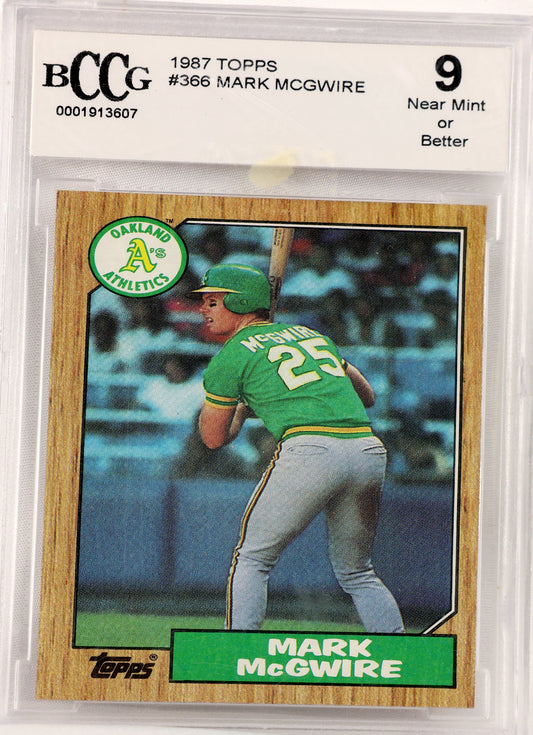 1987 Topps #366 Mark McGwire