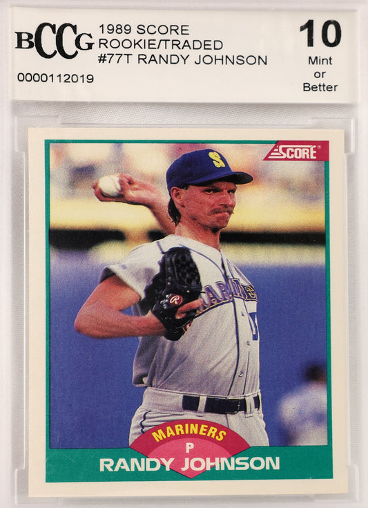 1989 Score Rookie & Traded #77T Randy Johnson
