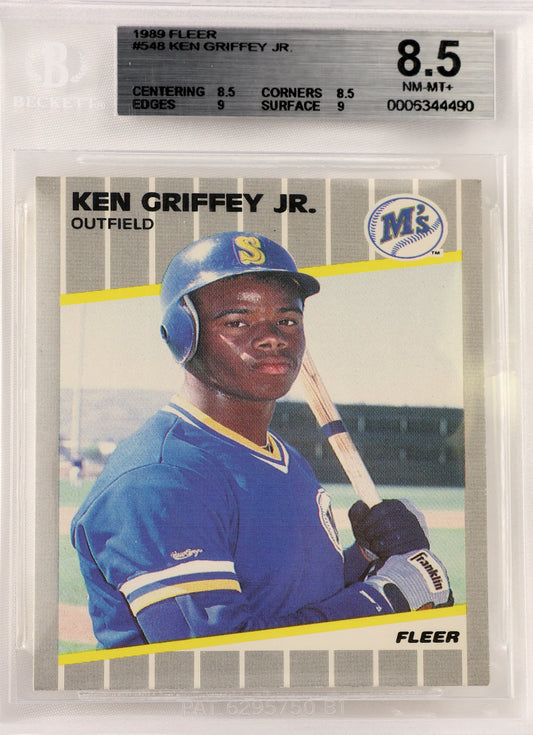 1989 Fleer #548 Ken Griffey Jr.