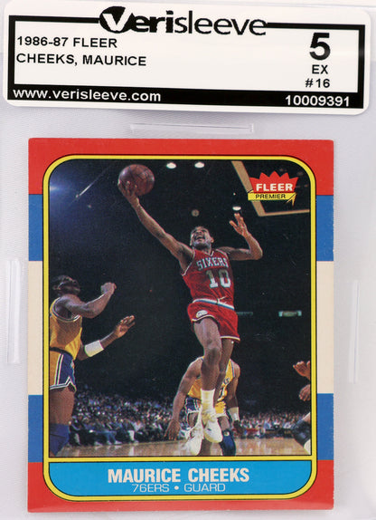 1986-87 Fleer #16 Maurice Cheeks