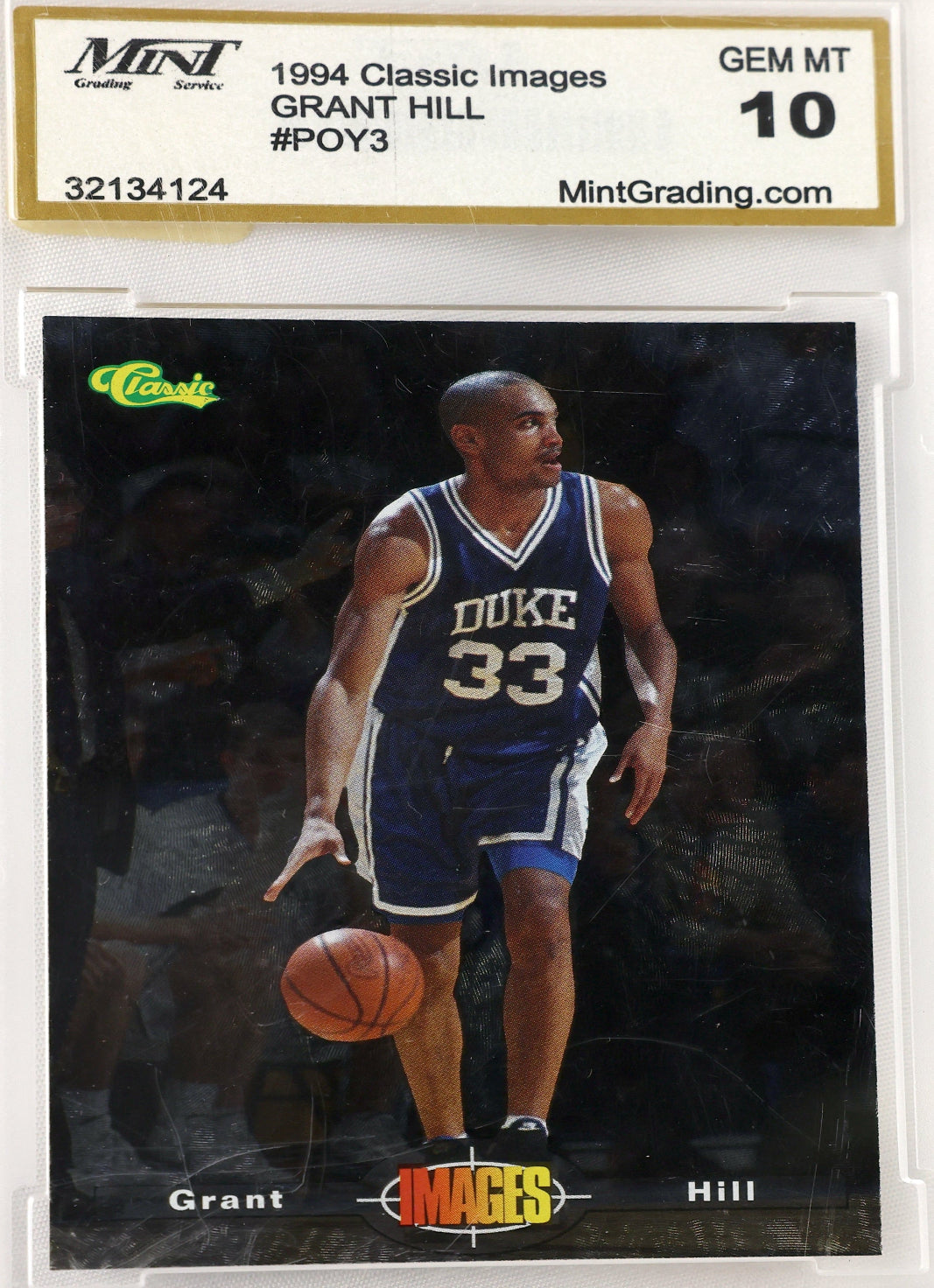 1995 Classic Images Four Sport #POY3 Grant Hill Player of the Year