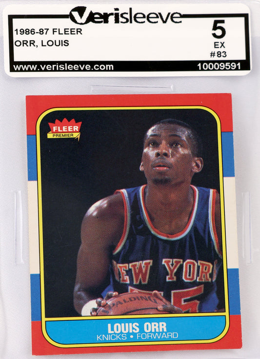 1986-87 Fleer #83 Louis Orr