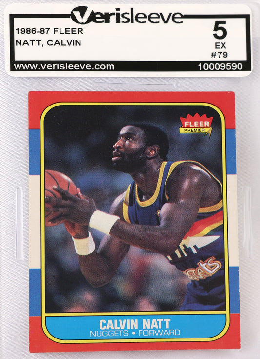 1986-87 Fleer #79 Calvin Natt