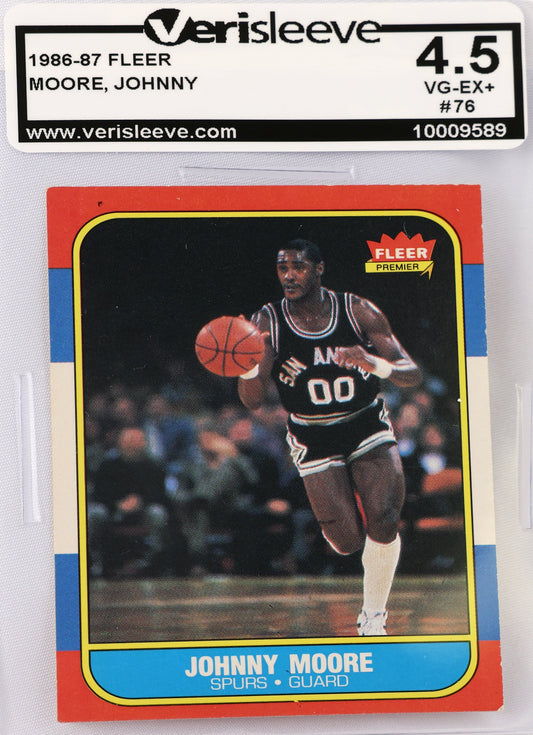 1986-87 Fleer #76 Johnny Moore