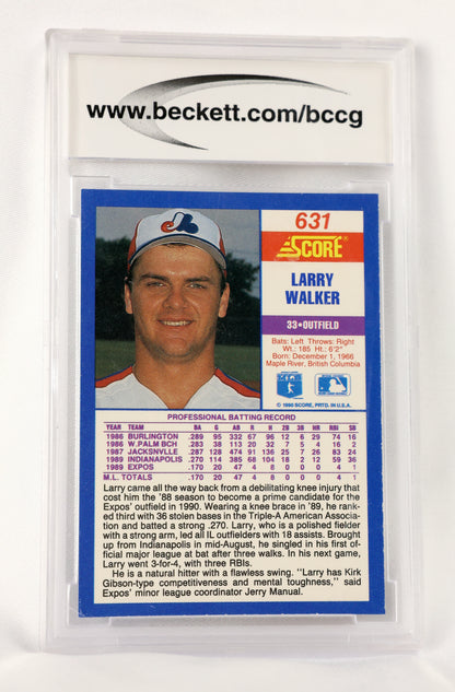 1990 Score #631 Larry Walker