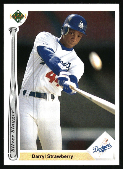 1991 Upper Deck #SS9 Darryl Strawberry Silver Sluggers
