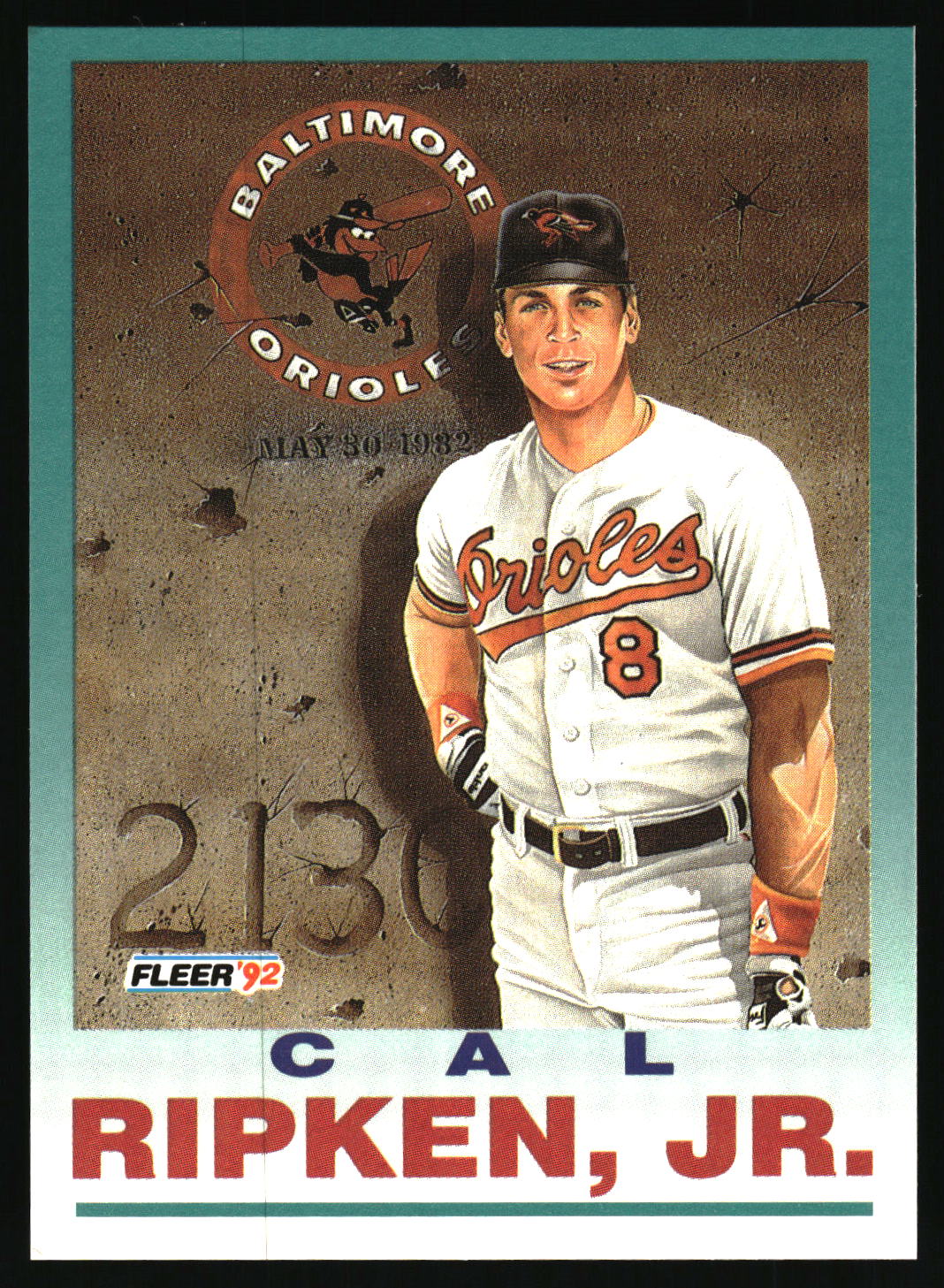 1992 Fleer #711 Cal Ripken, Jr.