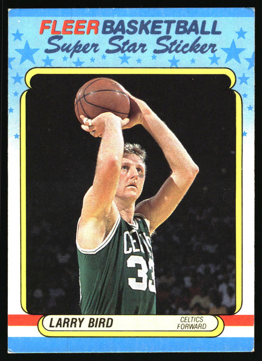 1988-89 Fleer #2 Larry Bird Stickers