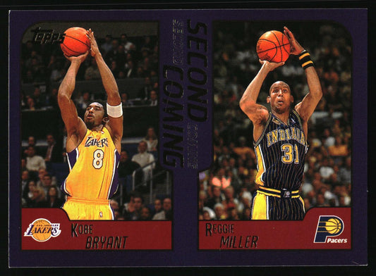 2000-01 Topps #292 Kobe Bryant / Reggie Miller