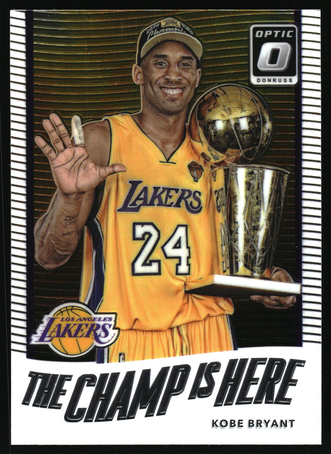 2017-18 Donruss Optic #6 Kobe Bryant The Champ is Here