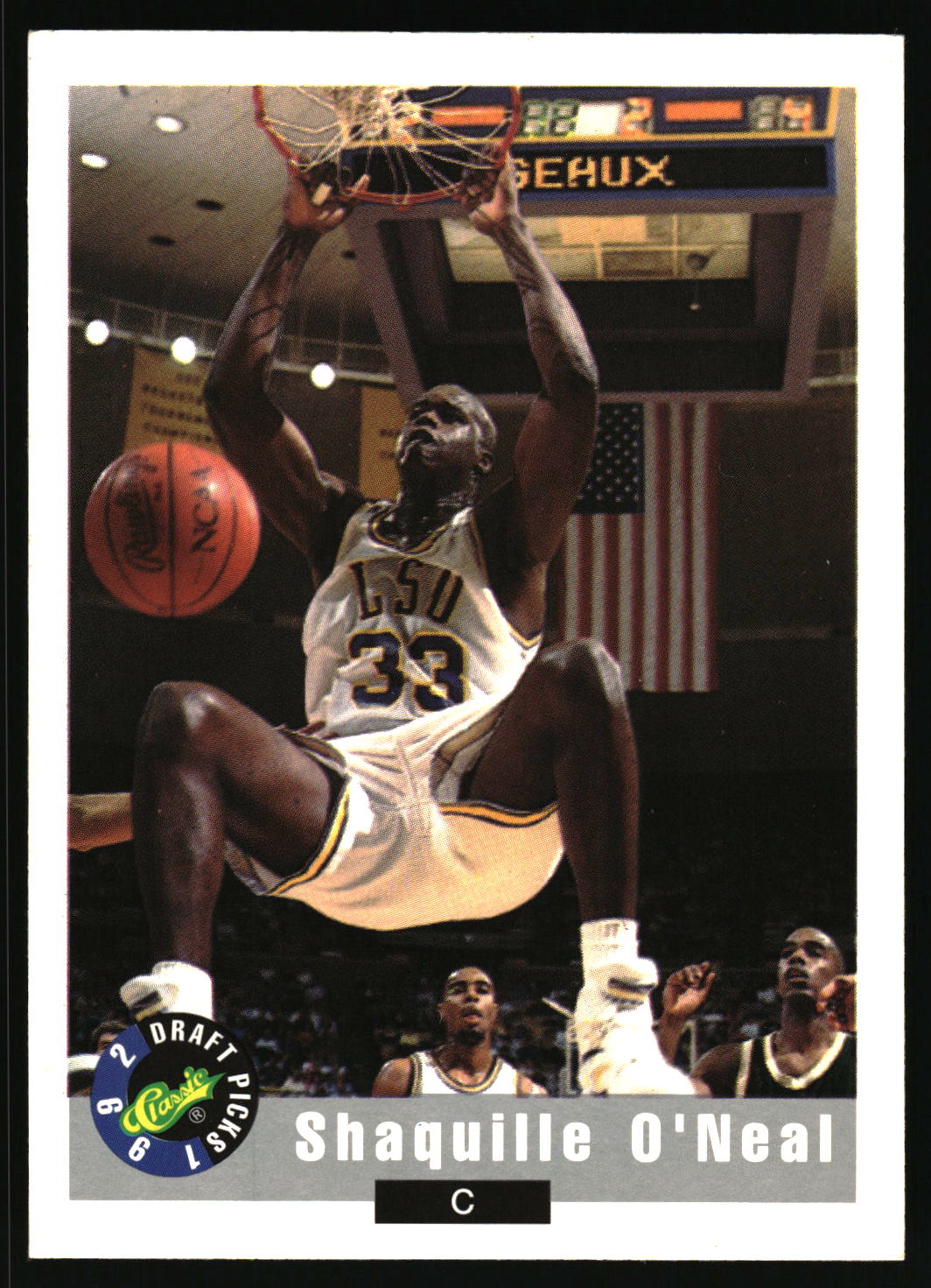 1992 Classic Draft Picks #1 Shaquille O'Neal