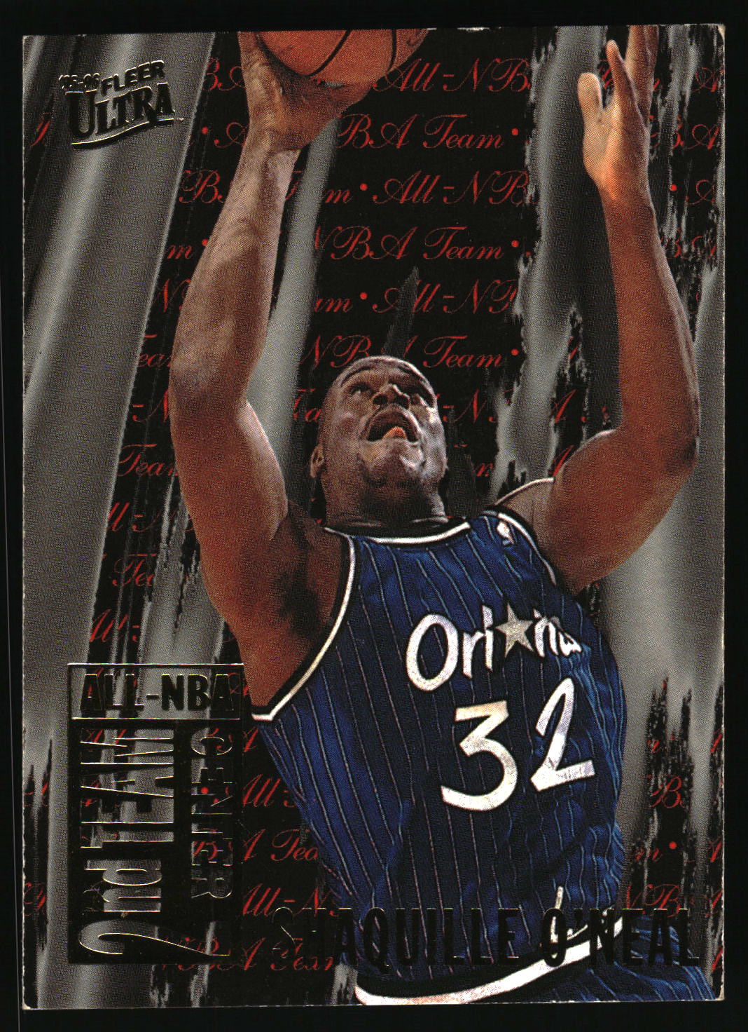 1995-96 Ultra #8 Shaquille O'Neal All-NBA